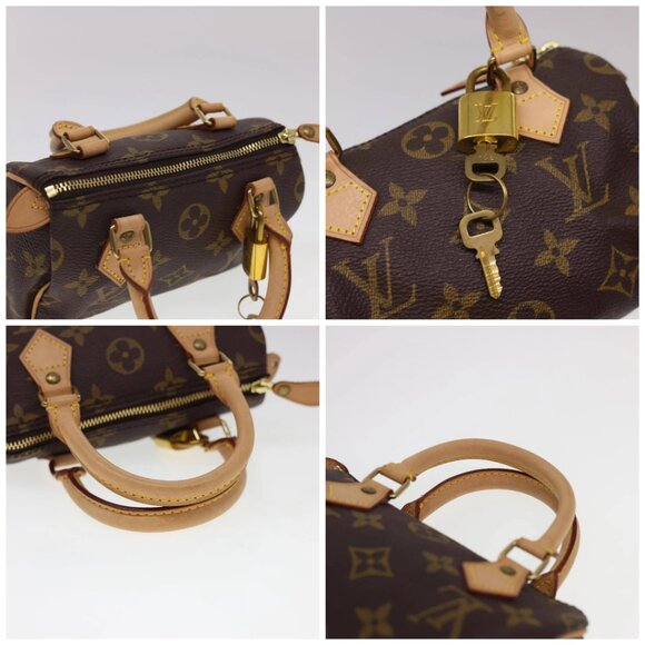 LOUIS VUITTON Monogram Mini Speedy Hand Bag M41534 LV Auth am4166V - Picture 16 of 16